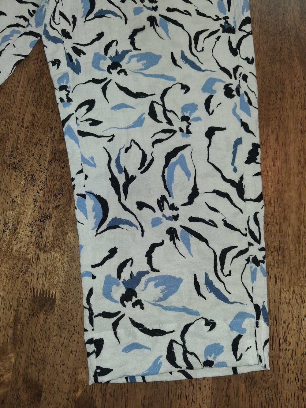 Habitat Clothes To Live In Capri Abstract Gauze Pants M - Picture 4 of 7